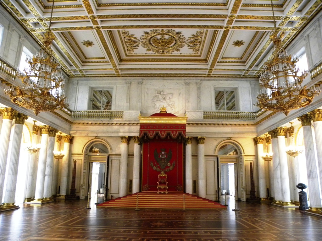 St. George’s Hall (Grand Throne Room), Winter Palace (1837)*