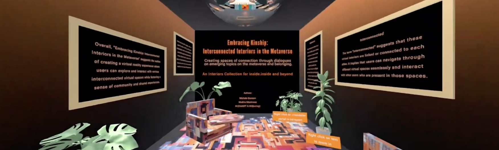 Active Listening Room in the Metaverse by M Gorman M Massimova