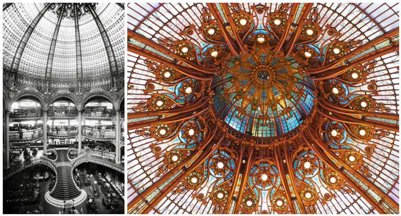 Galeries Lafayette, Paris, France. Architect: Georges Chedanne and