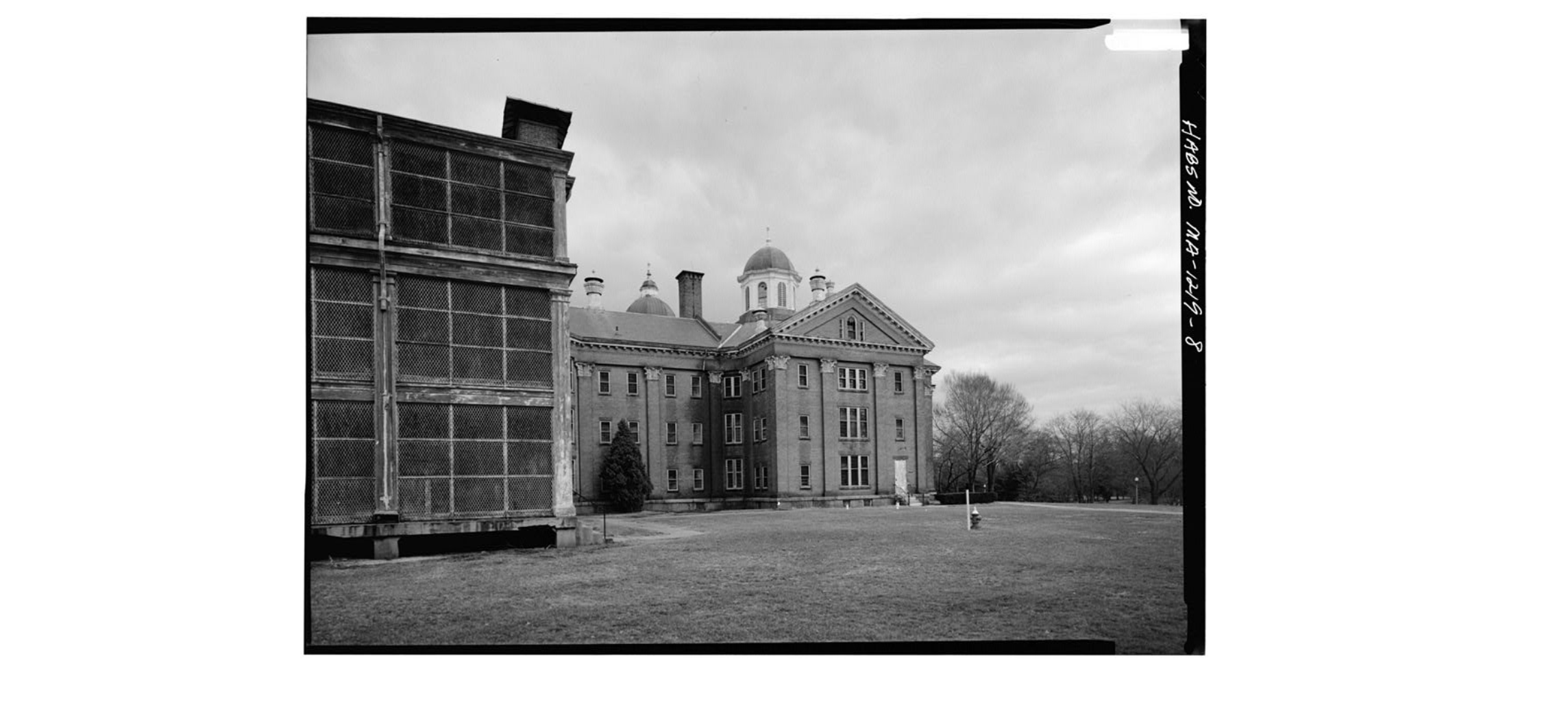 Taunton State Hospital West Facade