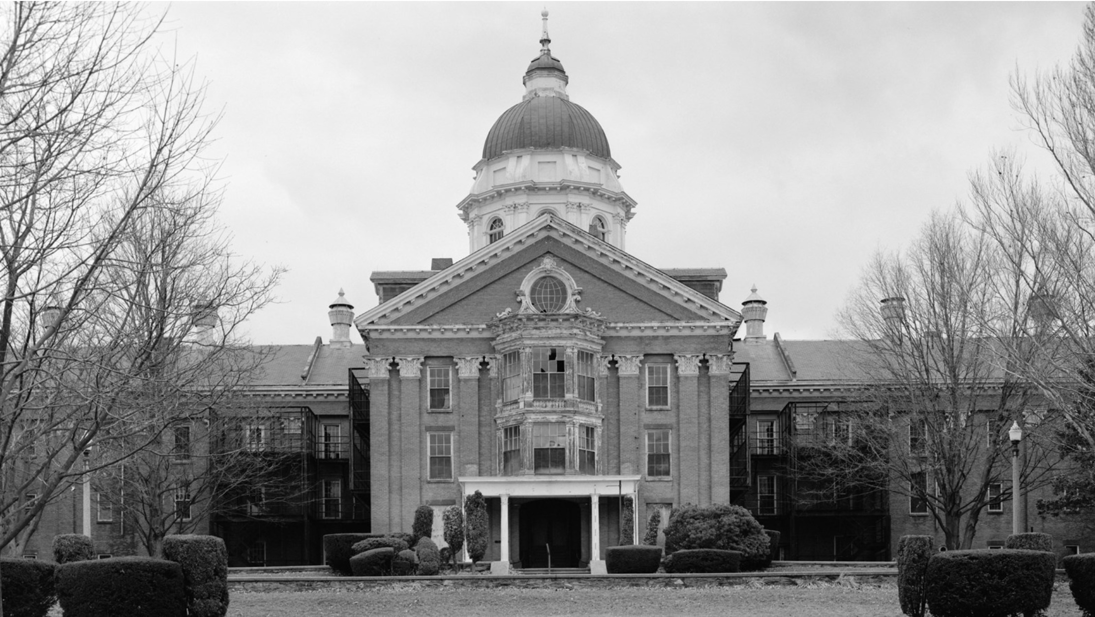 Taunton State Hospital Front South Elevation Exterior Library Of Congress