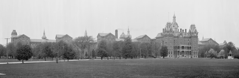 Columbus State Hospital Public Domain Full Site Elevation